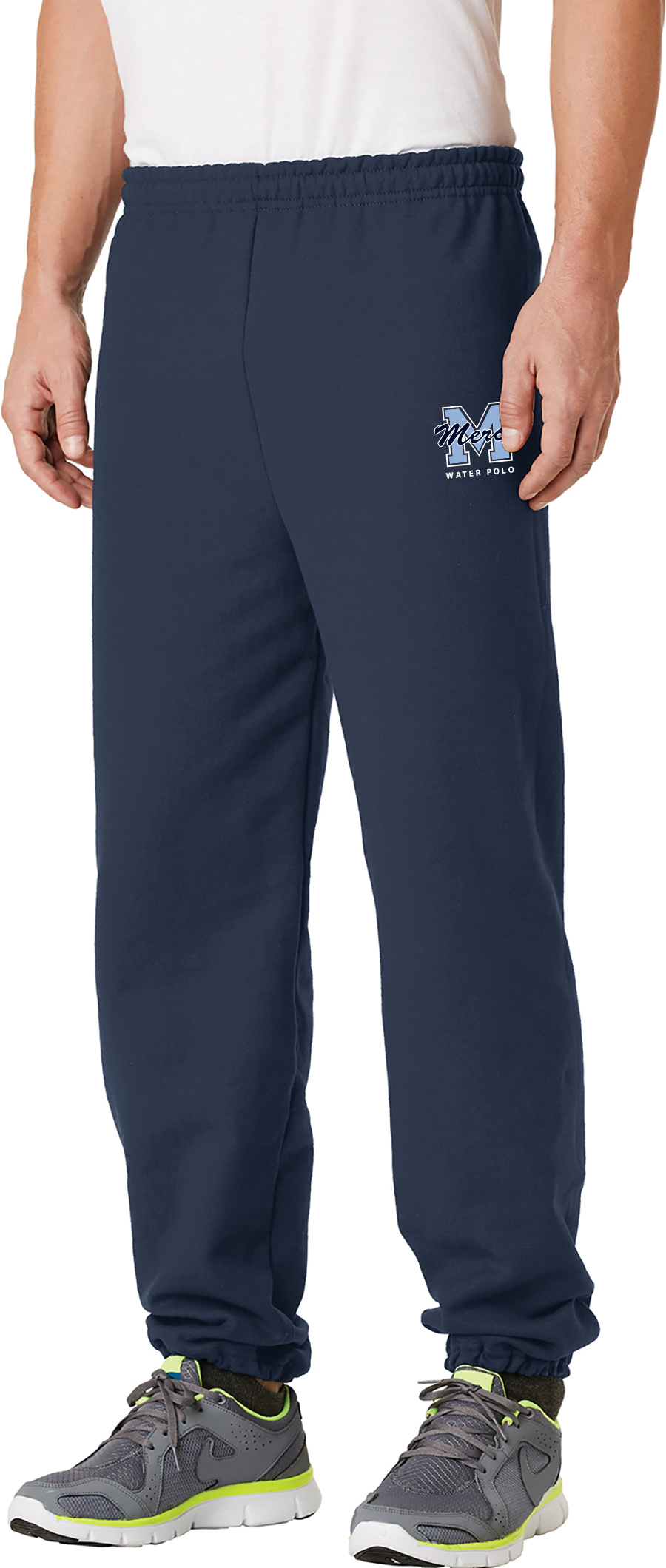 navy polo sweatpants